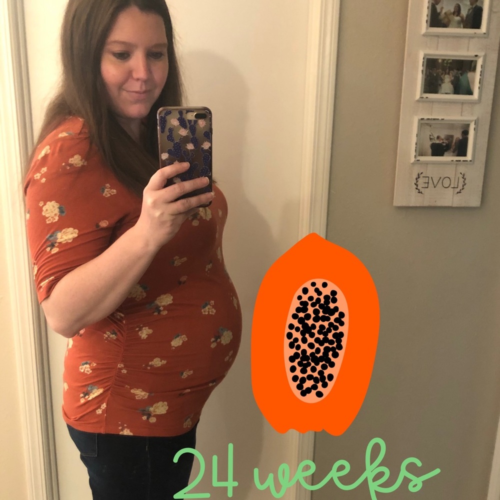 A Glow maternity top